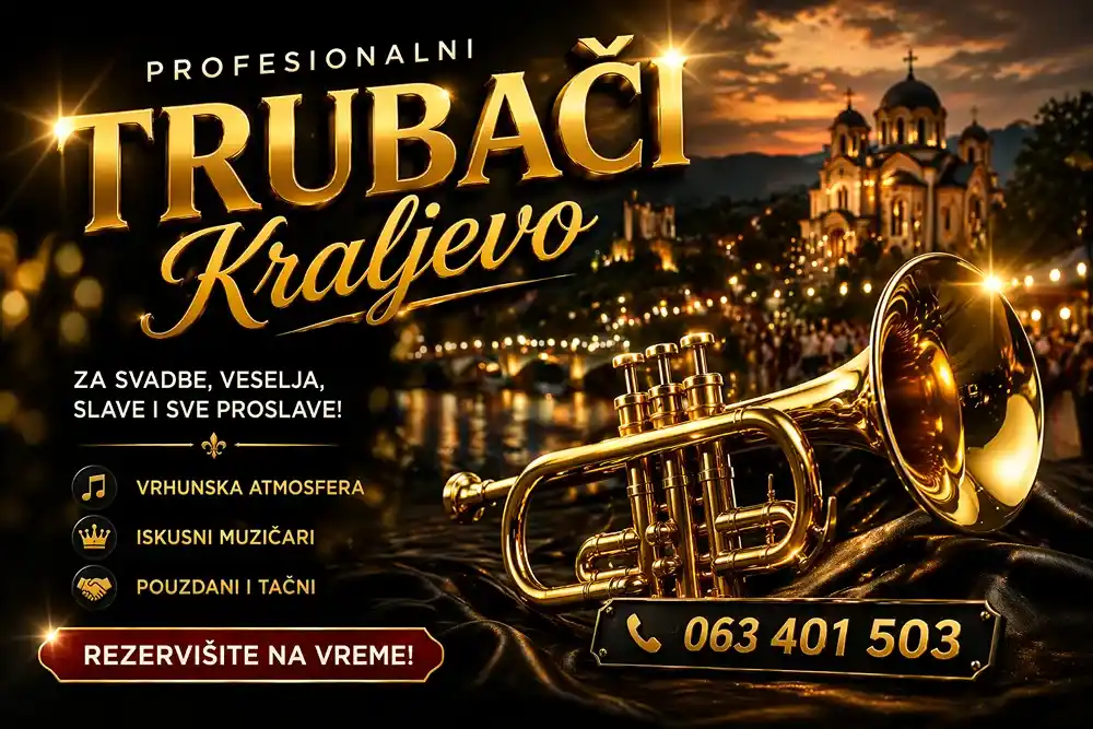 Trubači Kraljevo na svadbi uz muziku uživo